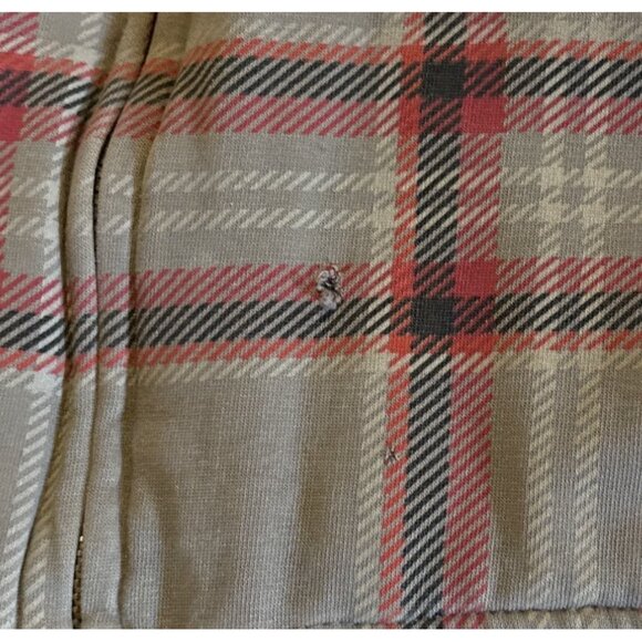 Denver Hayes Jacket T-Max Gray Plaid Hooded 2XL Heavyweight Sherpa Lining - Picture 4 of 8